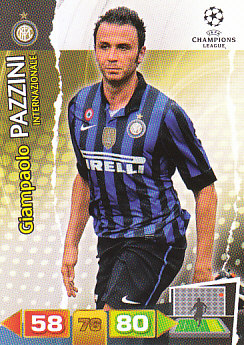Giampaolo Pazzini Internazionale Milano 2011/12 Panini Adrenalyn XL CL #119